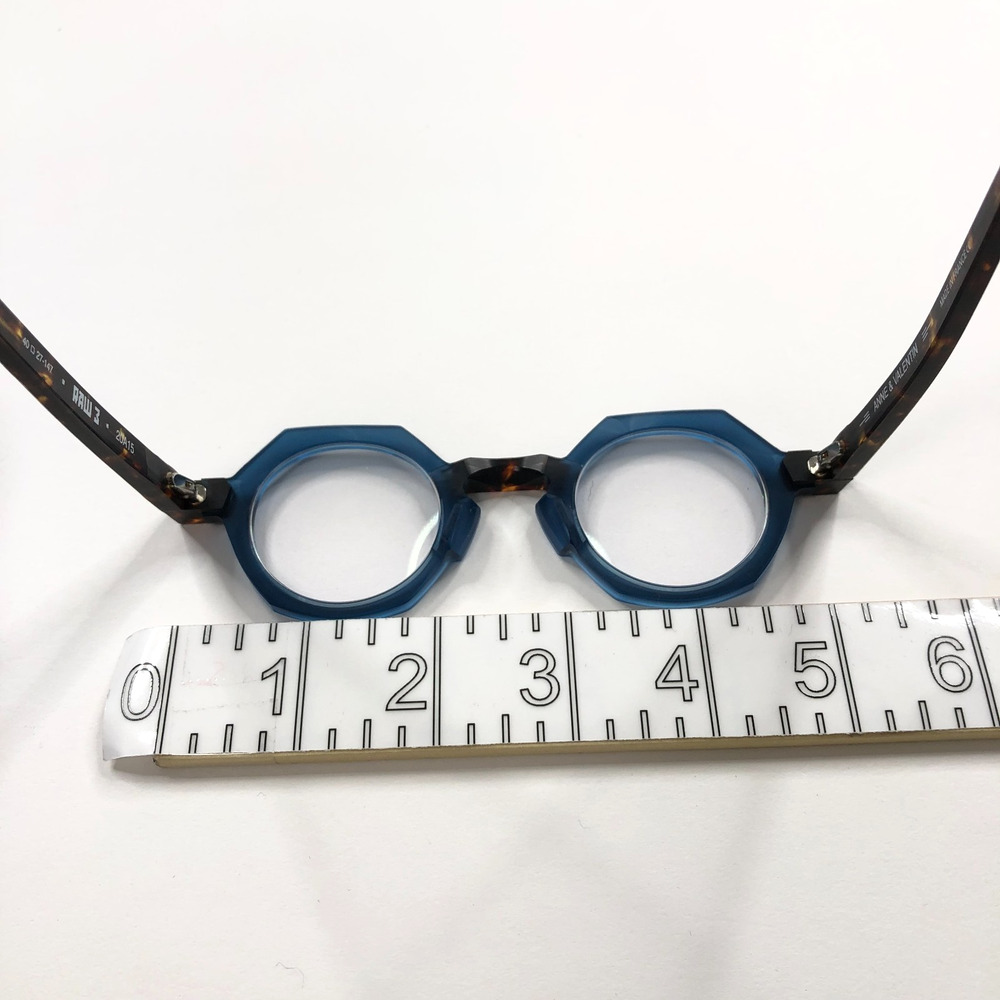 Anne et Valentin Brutalism Raw 3 40-27-147 France Blue Tortoise 20A15 MINT HRJ - Picture 13 of 14